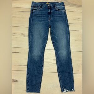 MOTHER Dark Blue Skinny Jeans